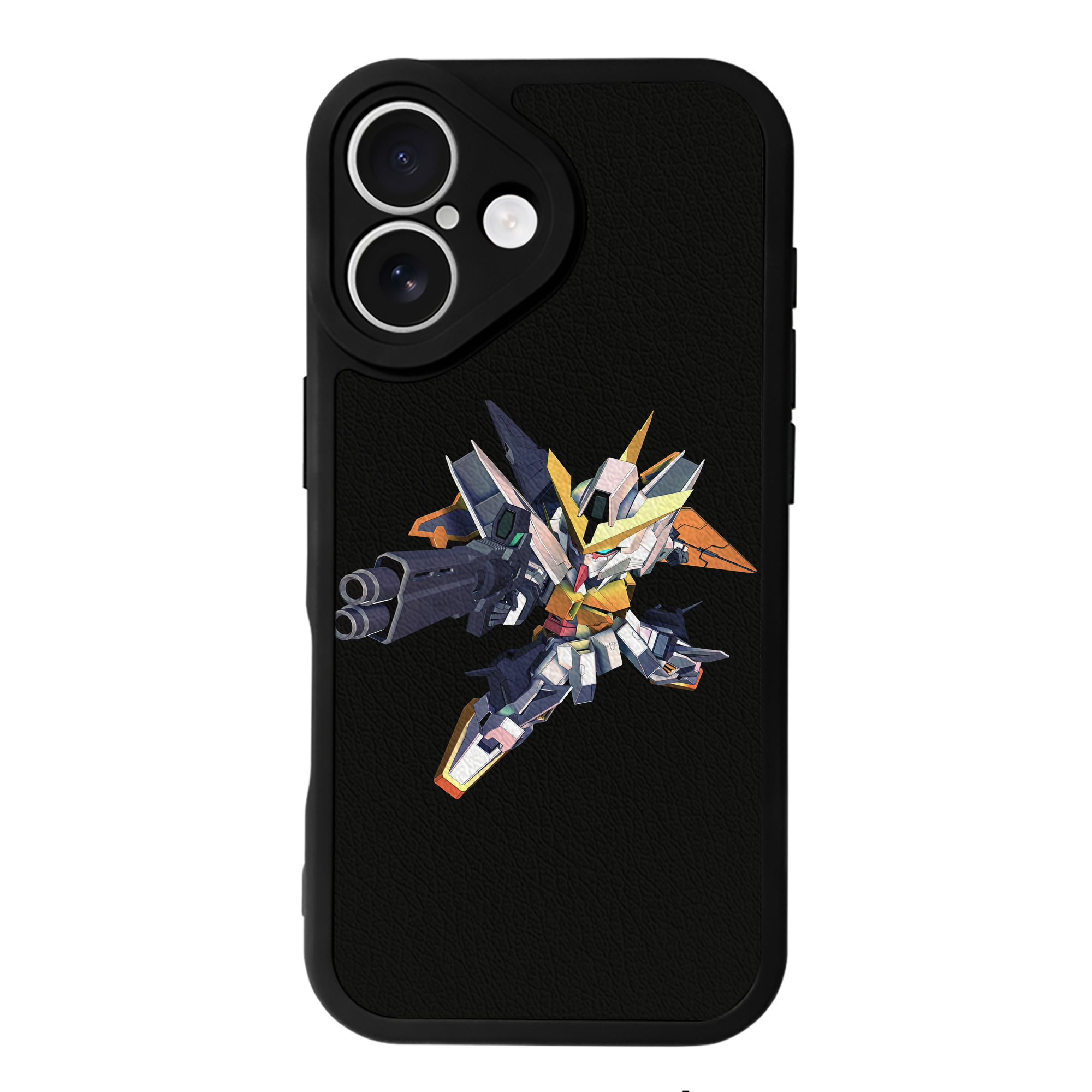 （画像用） 機動戦士ガンダム Mobile Suit Gundam 【iPhone 16シリーズ対応】シリコンスマホケース（レザー調） 材質：シリコン